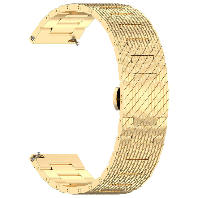 Curea smartwatch Techsuit Watchband 22mm (W052) compatibil cu Huawei Watch GT 2 (46mm)/GT 2 Pro/GT 3 Pro (46mm)/Ultimate, Xiaomi Watch S1, Auriu