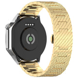 Curea smartwatch Techsuit Watchband 22mm (W052) compatibil cu Huawei Watch GT 2 (46mm)/GT 2 Pro/GT 3 Pro (46mm)/Ultimate, Xiaomi Watch S1, Auriu