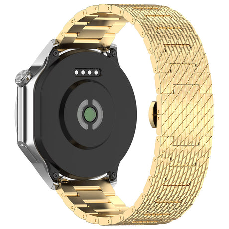 Curea smartwatch Techsuit Watchband 22mm (W052) compatibil cu Huawei Watch GT 2 (46mm)/GT 2 Pro/GT 3 Pro (46mm)/Ultimate, Xiaomi Watch S1, Auriu