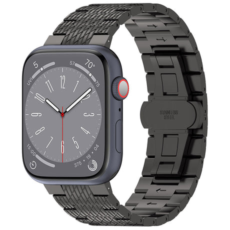 Curea smartwatch Techsuit Watchband 32mm (W052) compatibil cu Apple Watch 1/2/3/4/5/6/7/8/9/10/11/SE/SE 2/SE 3 (38/40/41/42mm), Negru