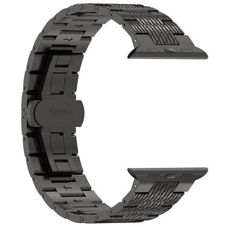 Curea smartwatch Techsuit Watchband 32mm (W052) compatibil cu Apple Watch 1/2/3/4/5/6/7/8/9/10/11/SE/SE 2/SE 3 (38/40/41/42mm), Negru