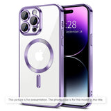 Husa de protectie Techsuit Luxury Crystal MagSafe compatibil cu Xiaomi 17T, Mov