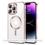 Husa de protectie Techsuit Luxury Crystal MagSafe compatibil cu Xiaomi 17T Pro, Roz