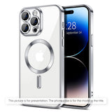 Husa de protectie Techsuit Luxury Crystal MagSafe compatibil cu Xiaomi 17T Pro, Argintiu