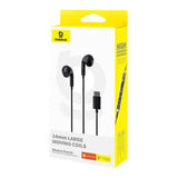 Casti Baseus Wired Earphones Encok CZ17 (A00170000113-Z1), Type-C, 20Hz-20kHz, Cluster Black
