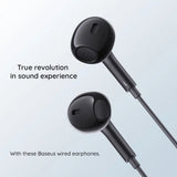 Casti Baseus Wired Earphones Encok CZ17 (A00170000113-Z1), Type-C, 20Hz-20kHz, Cluster Black