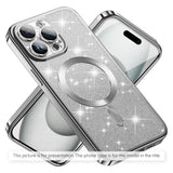 Husa de protectie Techsuit Luxury Glitter MagSafe compatibil cu Xiaomi 17T Pro, Argintiu
