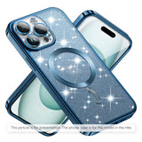 Husa de protectie Techsuit Luxury Glitter MagSafe compatibil cu Xiaomi 17T Pro, Albastru