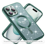 Husa de protectie Techsuit Luxury Glitter MagSafe compatibil cu Xiaomi 17T Pro, Verde deschis