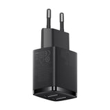 Incarcator Baseus (CCXJ010201), 2 x USB, 10.5W, 5V/ 2A, Polycarbonate, Negru