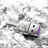 Cablu Baseus Cafule Series Metal (CAKF000201), USB to Type-C 66W, 2m, Negru