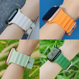 Curea smartwatch Techsuit Watchband (W038) compatibil cu Apple Watch 1/2/3/4/5/6/7/8/9/10/11/SE/SE 2/SE 3/Ultra/2/3 (42/44/45/46/49mm), Roz