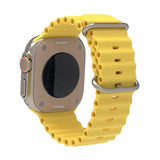 Curea smartwatch Techsuit Watchband (W038) compatibil cu Apple Watch 1/2/3/4/5/6/7/8/9/10/11/SE/SE 2/SE 3/Ultra/2/3 (42/44/45/46/49mm), Galben