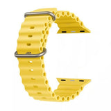 Curea smartwatch Techsuit Watchband (W038) compatibil cu Apple Watch 1/2/3/4/5/6/7/8/9/10/11/SE/SE 2/SE 3/Ultra/2/3 (42/44/45/46/49mm), Galben
