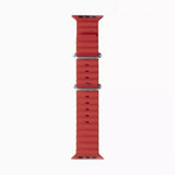 Curea smartwatch Techsuit Watchband (W038) compatibil cu Apple Watch 1/2/3/4/5/6/7/8/9/10/11/SE/SE 2/SE 3/Ultra/2/3 (42/44/45/46/49mm), Rosu Vin