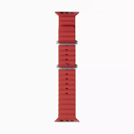 Curea smartwatch Techsuit Watchband (W038) compatibil cu Apple Watch 1/2/3/4/5/6/7/8/9/10/11/SE/SE 2/SE 3/Ultra/2/3 (42/44/45/46/49mm), Rosu Vin
