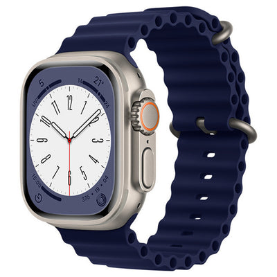 Curea smartwatch Techsuit compatibil cu Apple Watch 1 / 2 / 3, Albastru