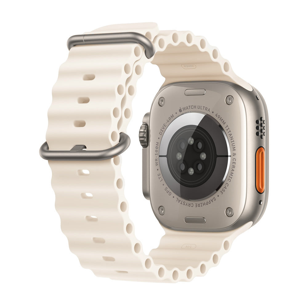 Curea smartwatch Techsuit Watchband (W038) compatibil cu Apple Watch 1/2/3/4/5/6/7/8/9/10/11/SE/SE 2/SE 3 (38/40/41/42mm), Roz