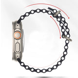 Curea smartwatch Techsuit Watchband (W038) compatibil cu Apple Watch 1/2/3/4/5/6/7/8/9/10/11/SE/SE 2/SE 3 (38/40/41/42mm), Roz