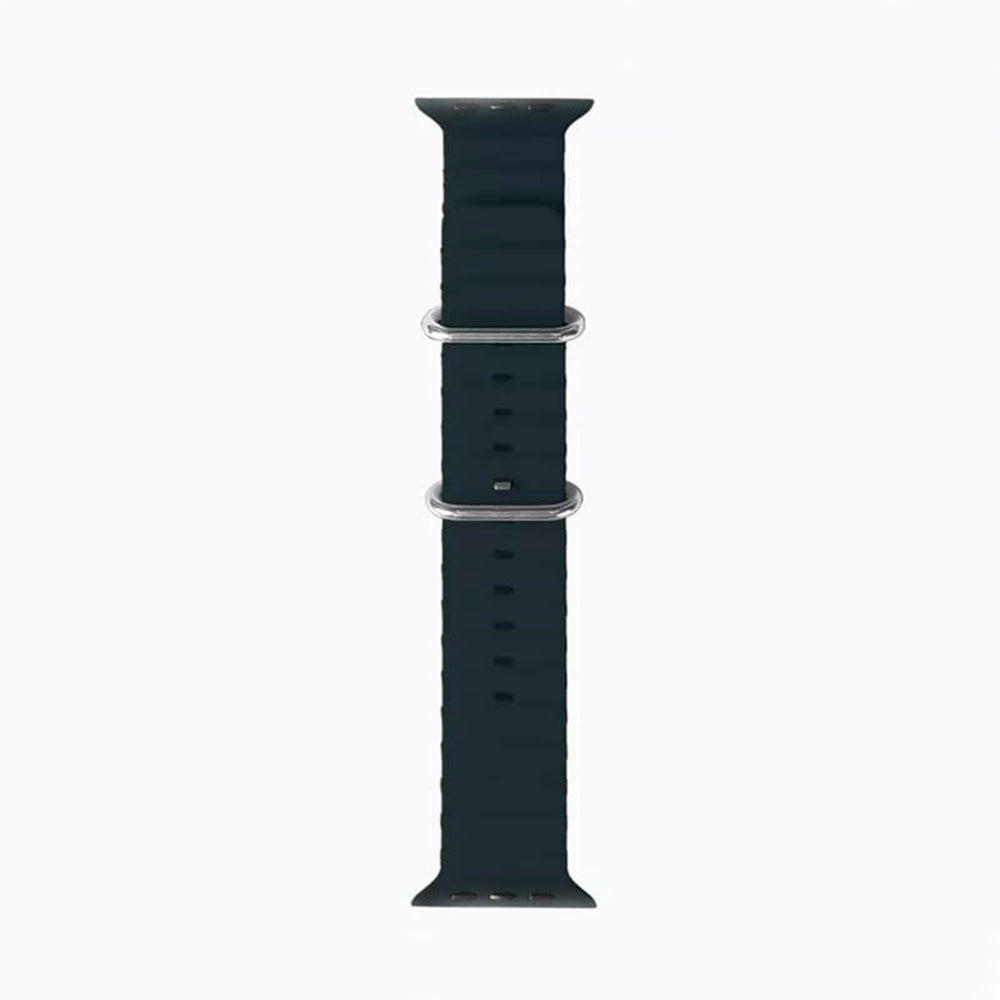 Curea smartwatch Techsuit Watchband (W038) compatibil cu Apple Watch 1/2/3/4/5/6/7/8/9/10/11/SE/SE 2/SE 3 (38/40/41/42mm), Negru