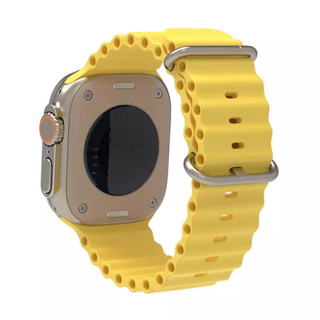 Techsuit Watchband W038 sárga szíj Apple Watch okosórához
