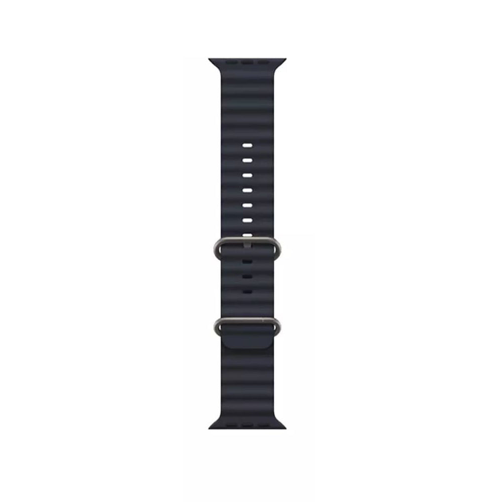 Curea smartwatch Techsuit Watchband (W038) compatibil cu Apple Watch 1/2/3/4/5/6/7/8/9/10/11/SE/SE 2/SE 3 (38/40/41/42mm), Albastru Inchis
