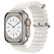 Curea smartwatch Techsuit Watchband (W038) compatibil cu Apple Watch 1/2/3/4/5/6/7/8/9/10/11/SE/SE 2/SE 3 (38/40/41/42mm), Alb