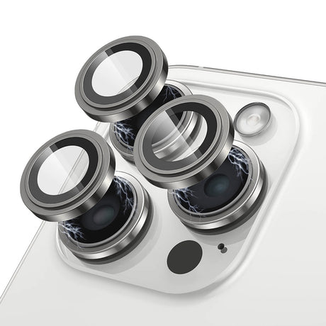 Folie de protectie Lito S+ Camera Glass compatibil cu iPhone 13 Pro / iPhone 13 Pro Max, Grafit