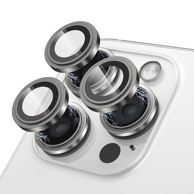 Folie de protectie Lito S+ Camera Glass compatibil cu iPhone 13 Pro / iPhone 13 Pro Max, Grafit