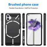 Husa de protectie Techsuit Carbon Silicone compatibil cu Nothing Phone (1), Negru