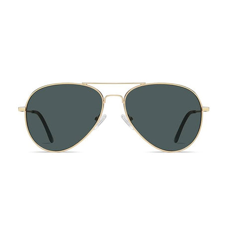 Ochelari de Soare Unisex - Techsuit (3025) - Gold / Green