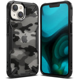 Husa de protectie Ringke Fusion X Design compatibil cu iPhone 14 Plus, Camo Black