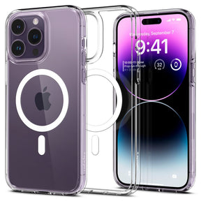 Husa de protectie Spigen Ultra Hybrid MagSafe (ACS04969) compatibil cu iPhone 14 Pro, Alb