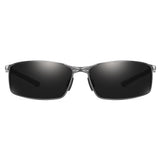 Ochelari de Soare Techsuit (559), Metal, Negru / Argintiu