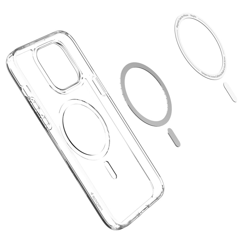 Husa de protectie Spigen Ultra Hybrid MagSafe (ACS04969) compatibil cu iPhone 14 Pro, Alb