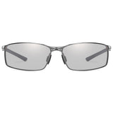 Techsuit Sunglasses Polarized (559), for Men, with UV Protection and Metal Frame, Rectangular, Gun Color / Photochromic