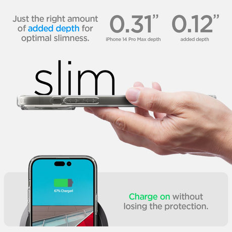 Husa de protectie Spigen Ultra Hybrid (ACS04816) compatibil cu iPhone 14 Pro Max, Transparent