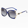 Techsuit Sunglasses Polarized (1722), for Women with UV Protection, PC, Albastru / Gray