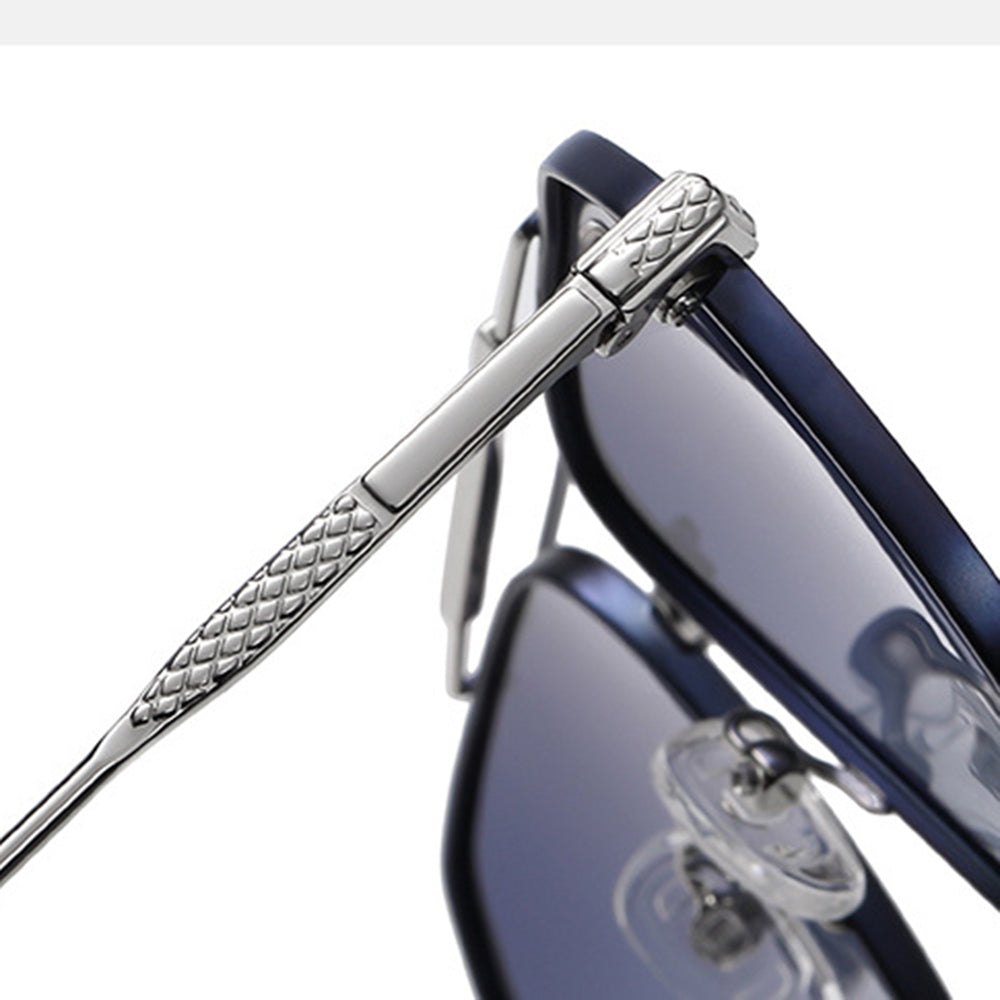 Techsuit Sunglasses Polarized (8538), for Men, with UV Protection, Metal, Gun Color / Maro