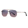 Techsuit Sunglasses Polarized (8538), for Men, with UV Protection, Metal, Roz Auriu / Gradient Purple