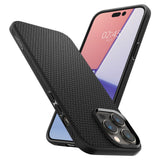 Husa de protectie Spigen Liquid Air (ACS04813) compatibil cu iPhone 14 Pro Max, Negru Mat