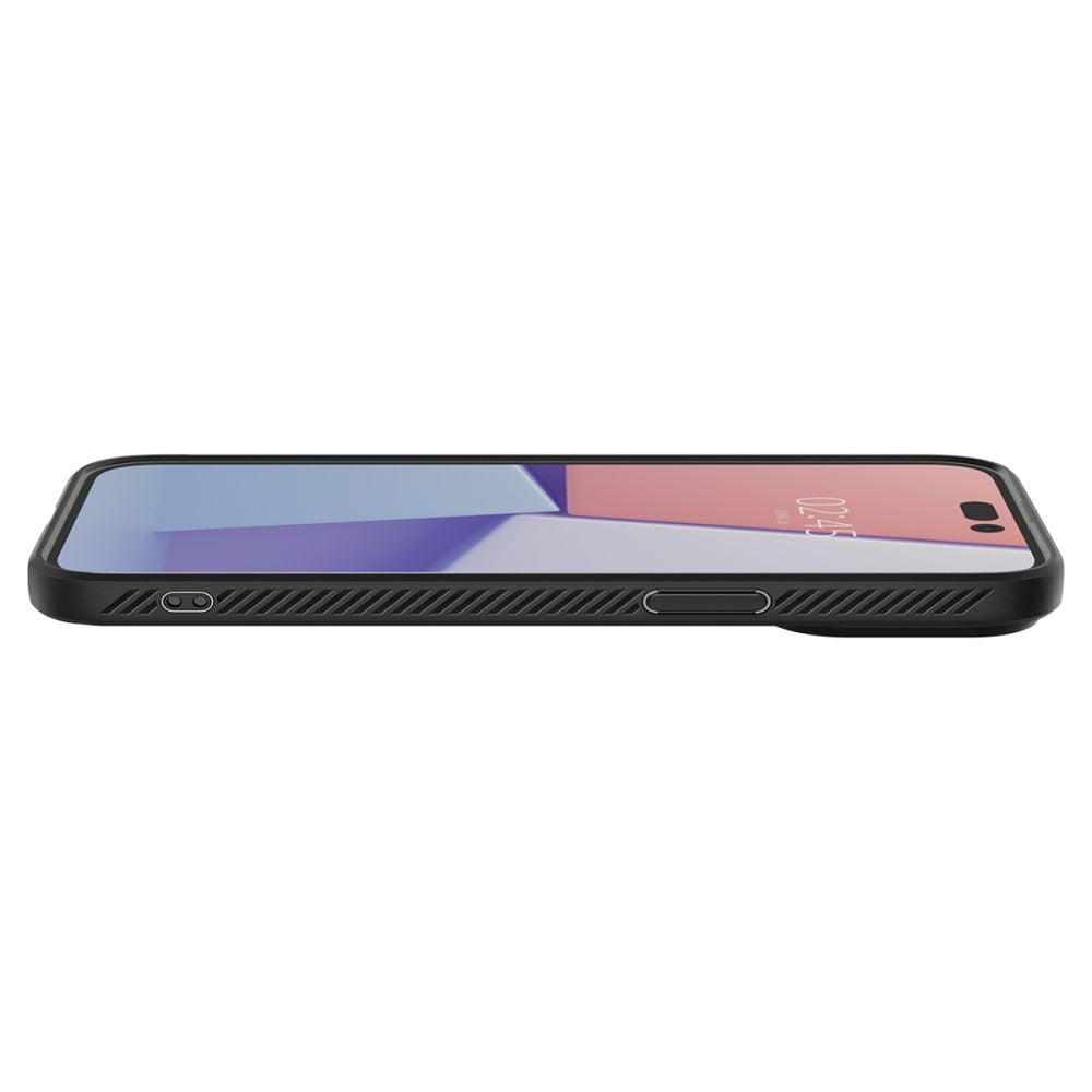 Husa de protectie Spigen Liquid Air (ACS04813) compatibil cu iPhone 14 Pro Max, Negru Mat