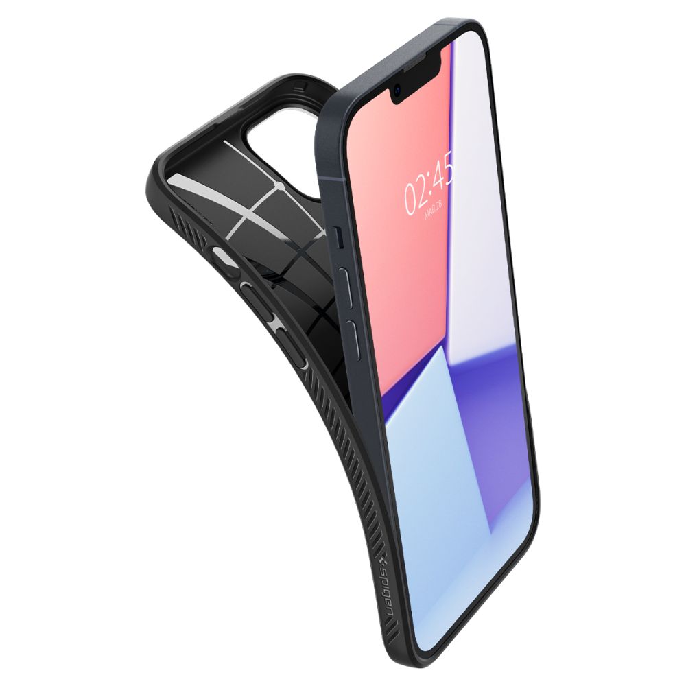 Husa de protectie Spigen Liquid Air (ACS05037) compatibil cu iPhone 14, Negru Mat