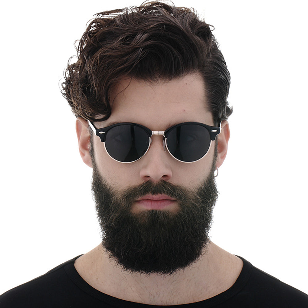 Techsuit Sunglasses Polarized (66612), for Men, with UV Protection, Auriu / Blue