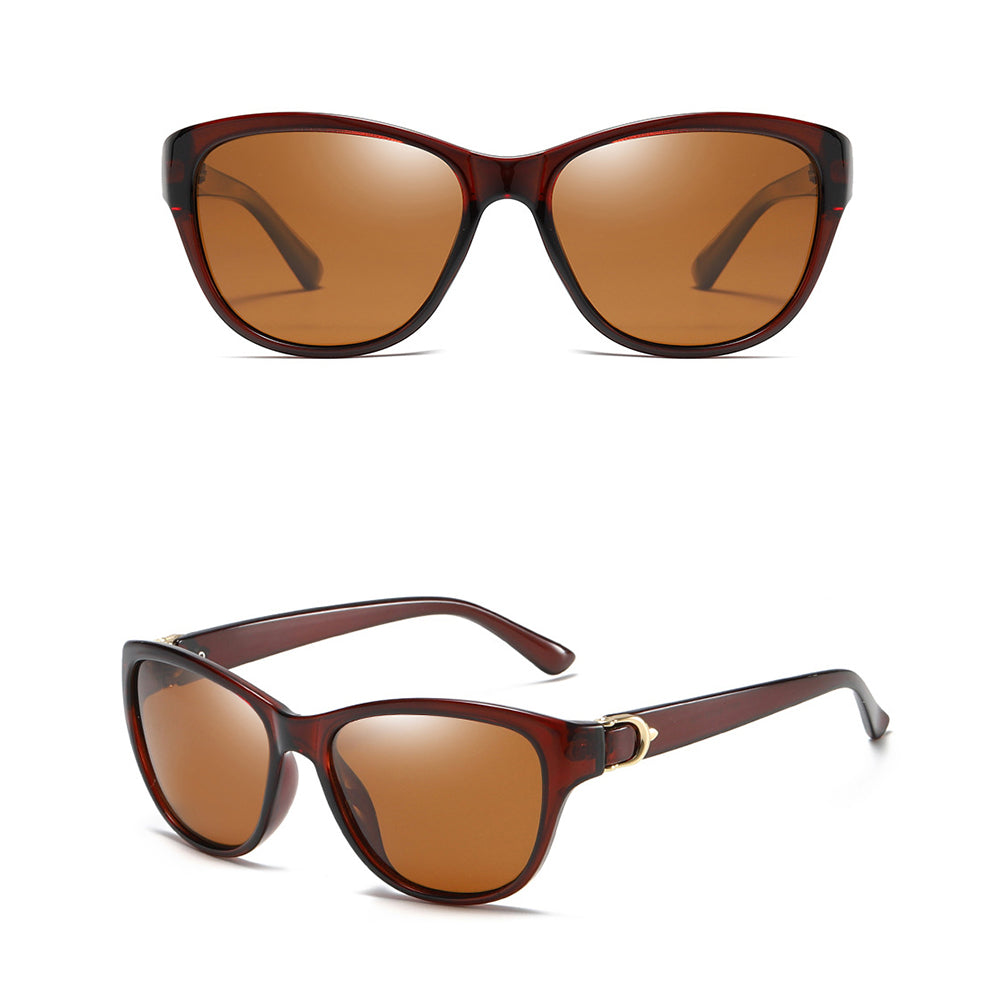 Techsuit Sunglasses Polarized (A572), for Women with UV Protection, PC, Maro