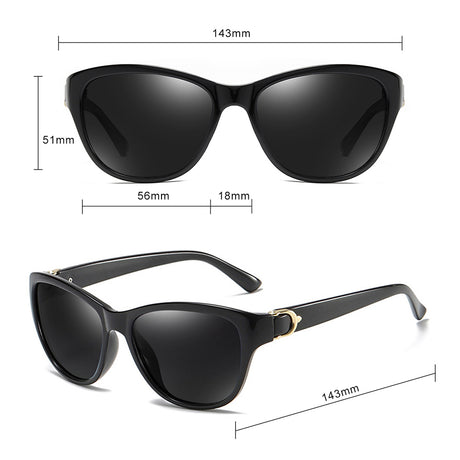 Techsuit Sunglasses Polarized (A572), for Women with UV Protection, PC, Maro