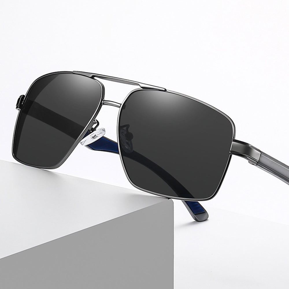 Ochelari de Soare Techsuit (LM001), Aluminiu, Fotocromic, Galben