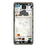 Componenta OEM Display Touchscreen with Frame (21235), Samsung Galaxy A72 4G (SM-A725), Negru