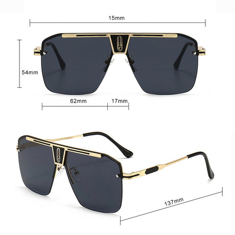 Ochelari de Soare Techsuit (2576), Aluminiu, Negru