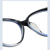Techsuit Anti-Blue Light Glasses Reflex Metal (F5018-C6), Cat Eye, Maro